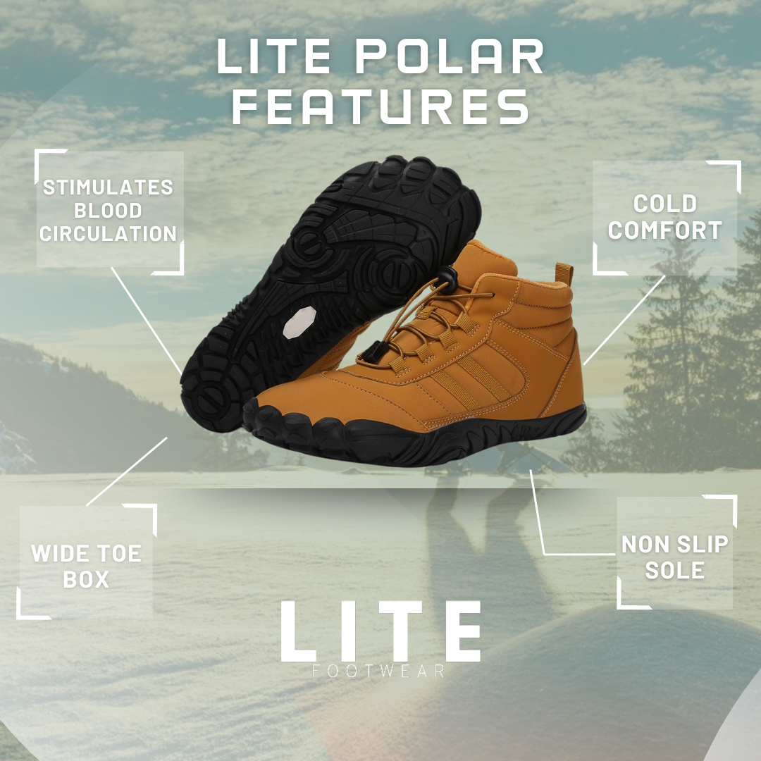 LITE Polar Winter Barefoot Shoe - Brown (Unisex) Bogo