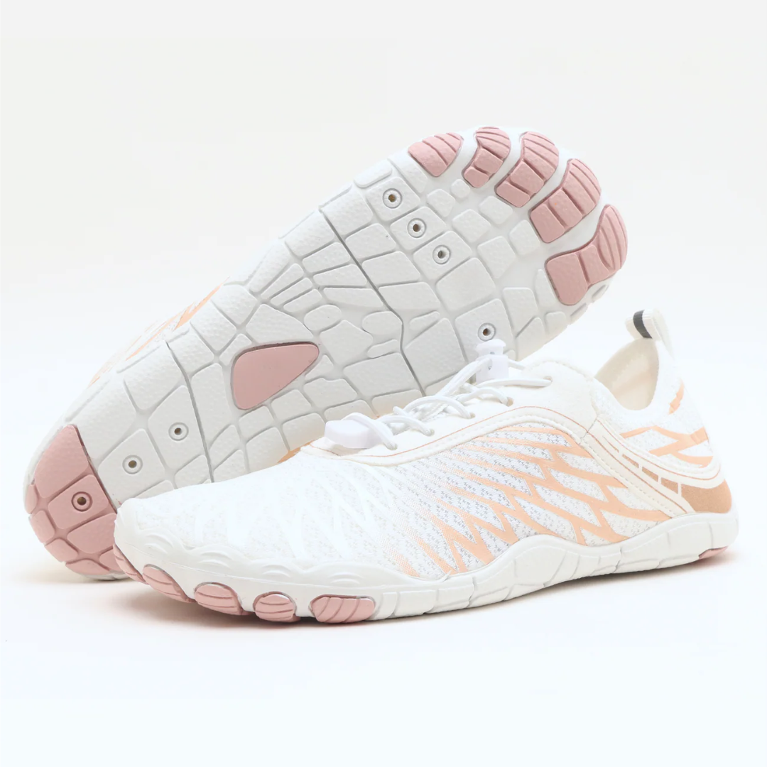 Lorax Motion Barefoot Shoe - White/Pink (Unisex)