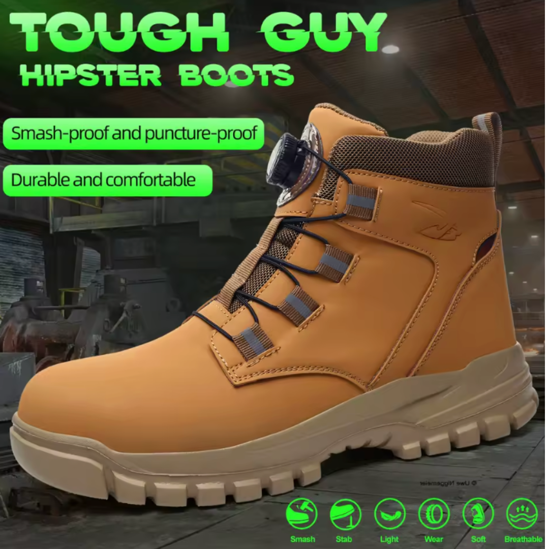 LiteSteel Safety Shoes - Protective Steel Toe (Unisex)