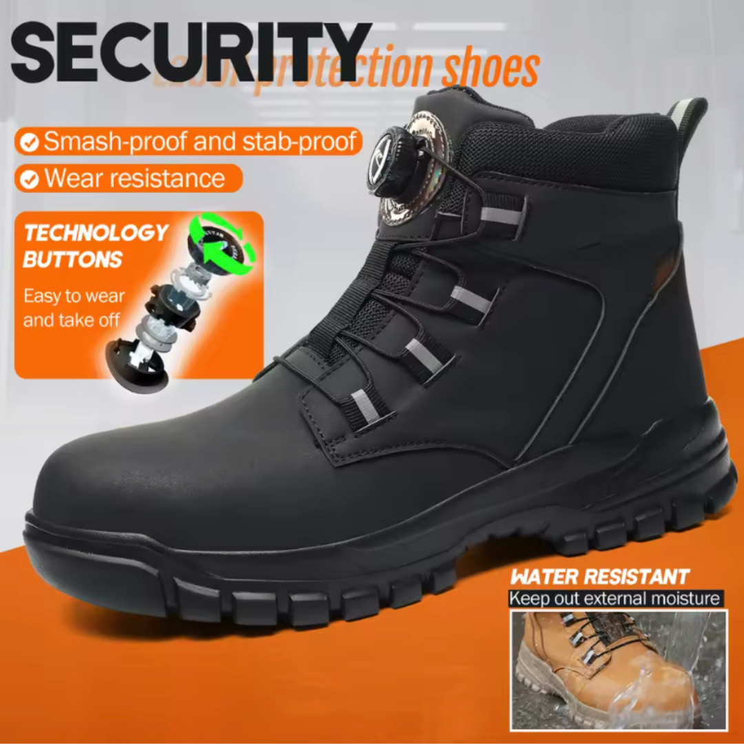 LiteSteel Safety Shoes - Protective Steel Toe (Unisex)