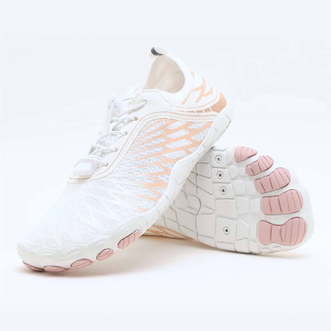 Lorax Motion Barefoot Shoe - White/Pink (Unisex)