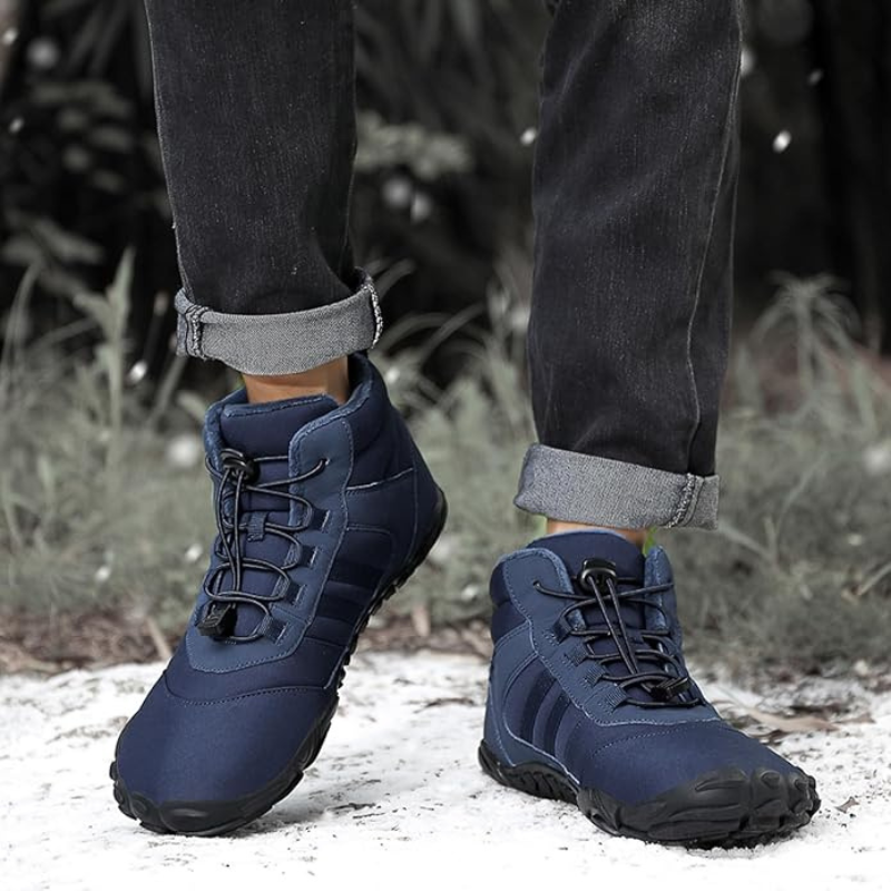 Polar Non-slip & Water-resistant Winter Barefoot Shoe - Navy Blue (Unisex)