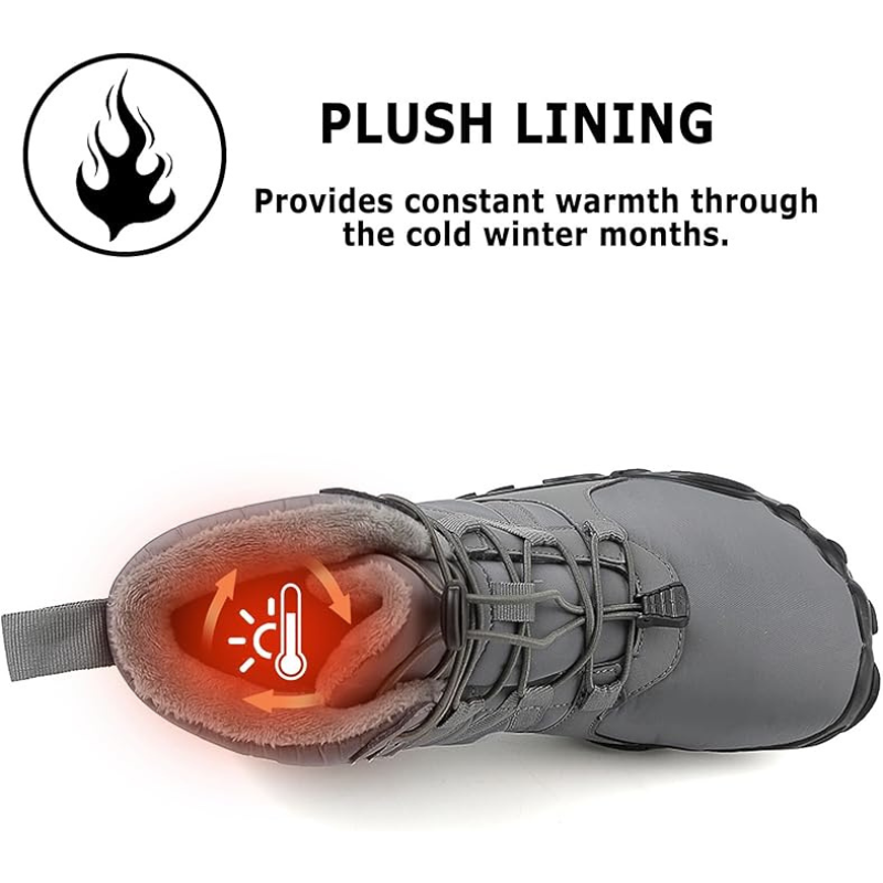 LITE Polar Winter Barefoot Shoe - Grey (Unisex) Bogo