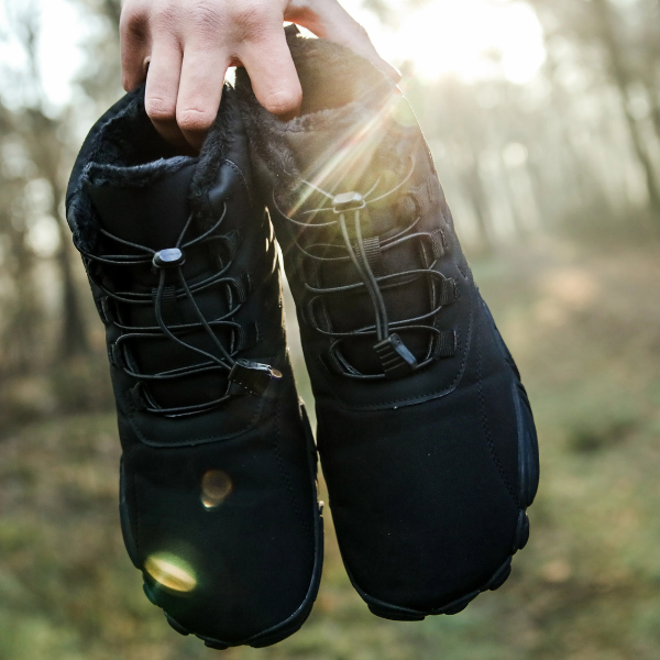 Polar Non-slip & Water-resistant Winter Barefoot Shoe - Black (Unisex)