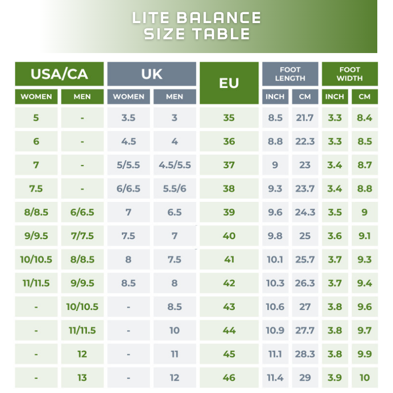 Lite Balance Barefoot Shoe - Green (Unisex)