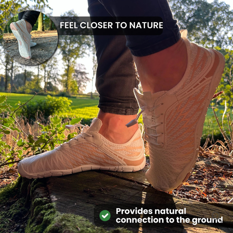 Lorax Motion Barefoot Shoe - White/Pink (Unisex)